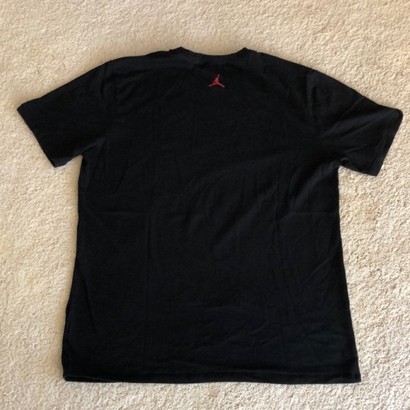 Nike Jordan 23 Dri Fit Large Black and Red Tee Shirt - Picture 2 of 10